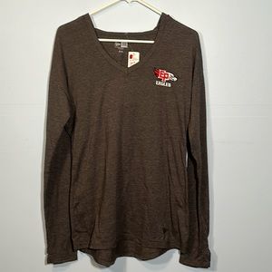 New Era Grey Ladies Hoodie w/ EP Eagles logo